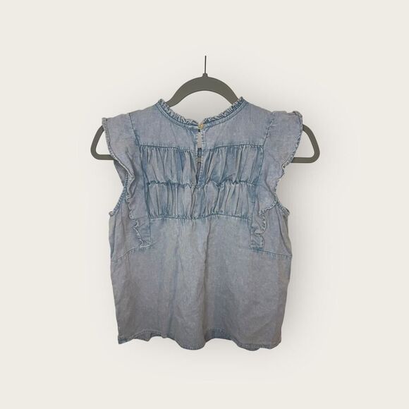 Evereve Rails Filomena Top in Ocean Wash Size XS - Picture 5 of 8